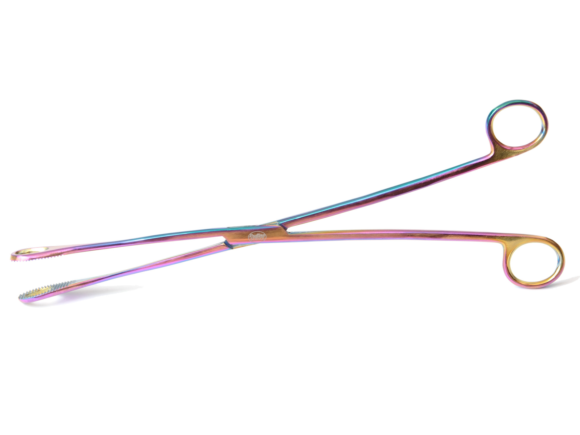 Redline Science 12" Straight Non-Locking Sponge Hemostat - Image 1